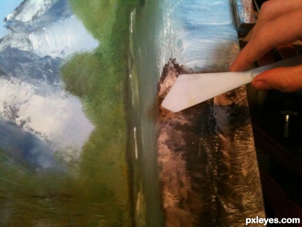 Creation of Morning Waterfall: Step 4