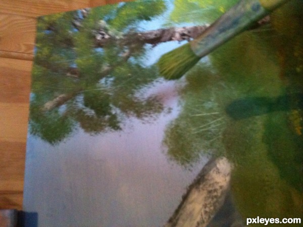 Creation of Morning Waterfall: Step 6