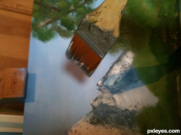 Creation of Morning Waterfall: Step 10