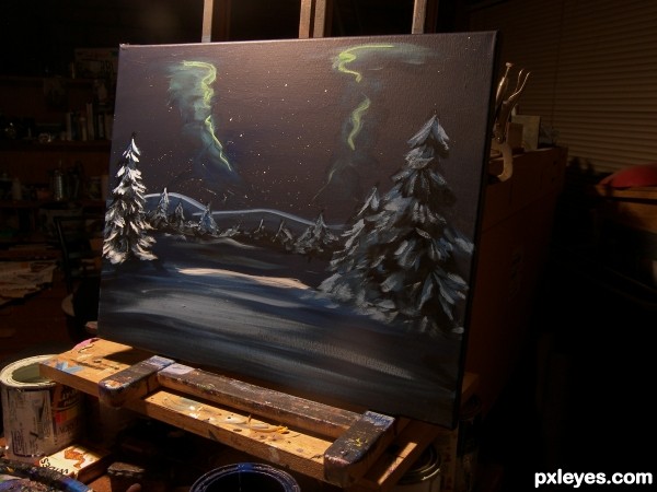 Creation of Northern Lights: Step 7