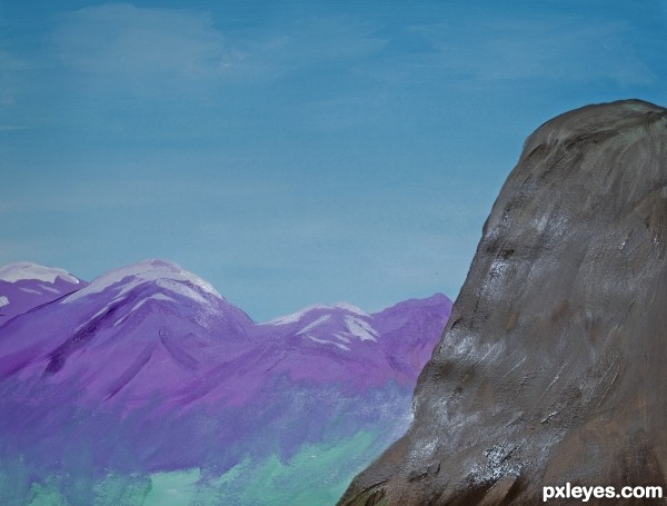 Creation of Frosty Daylight: Step 2