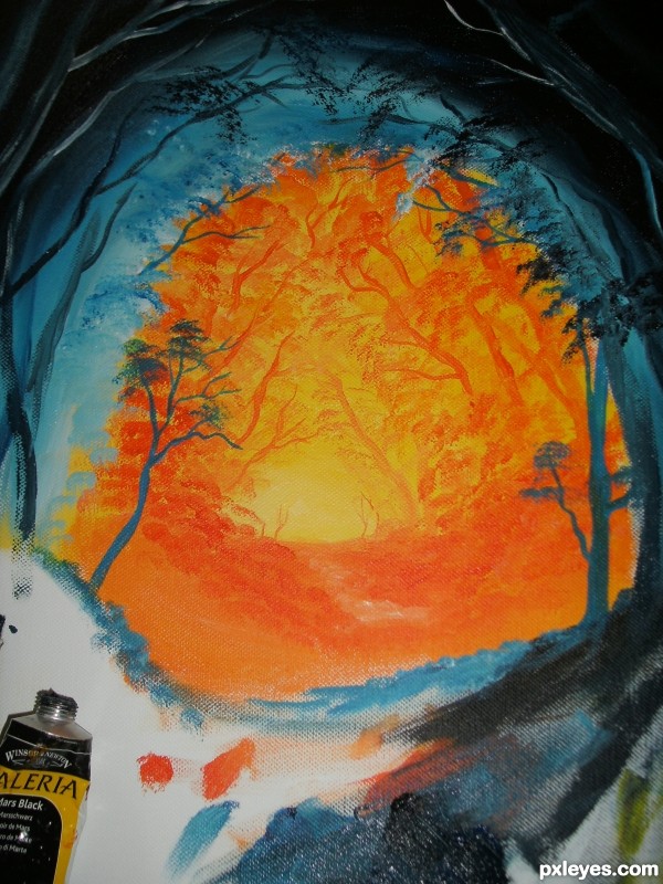 Creation of Enchanted forest: Step 4