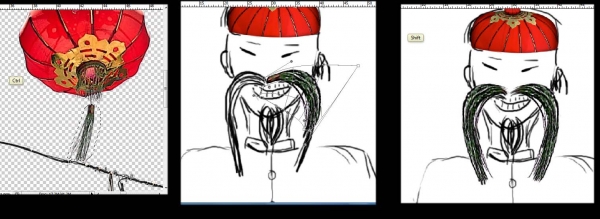 Creation of Mr Foo and his creature: Step 7