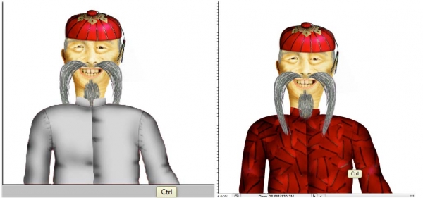 Creation of Mr Foo and his creature: Step 12