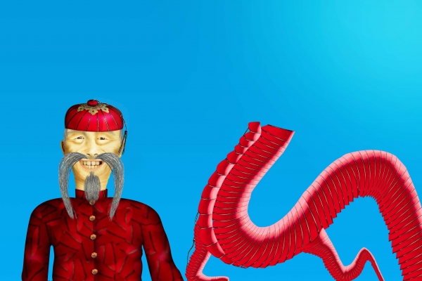 Creation of Mr Foo and his creature: Step 16