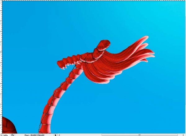 Creation of Mr Foo and his creature: Step 21