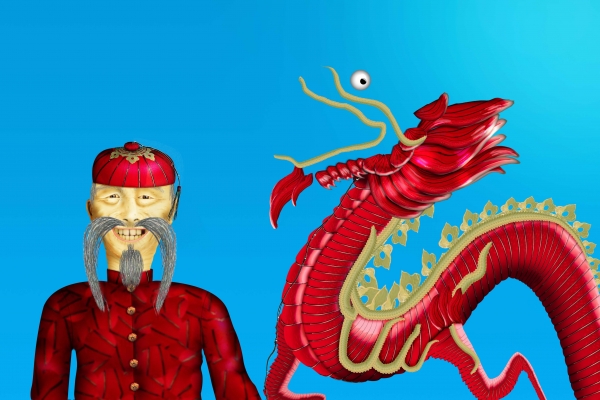 Creation of Mr Foo and his creature: Step 23