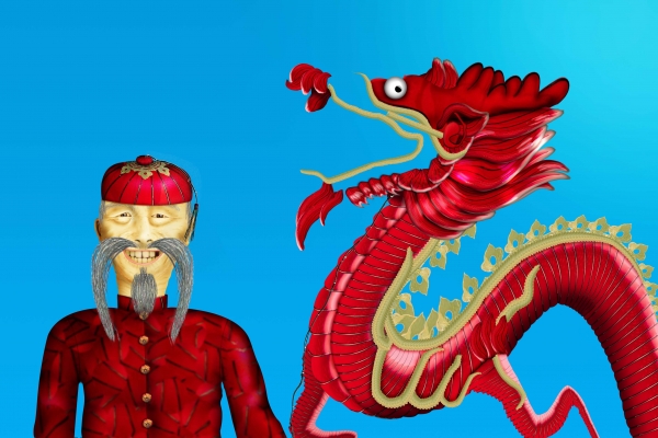 Creation of Mr Foo and his creature: Step 25