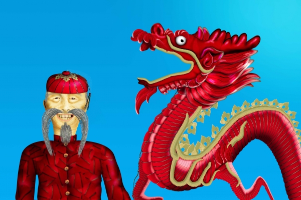 Creation of Mr Foo and his creature: Step 26