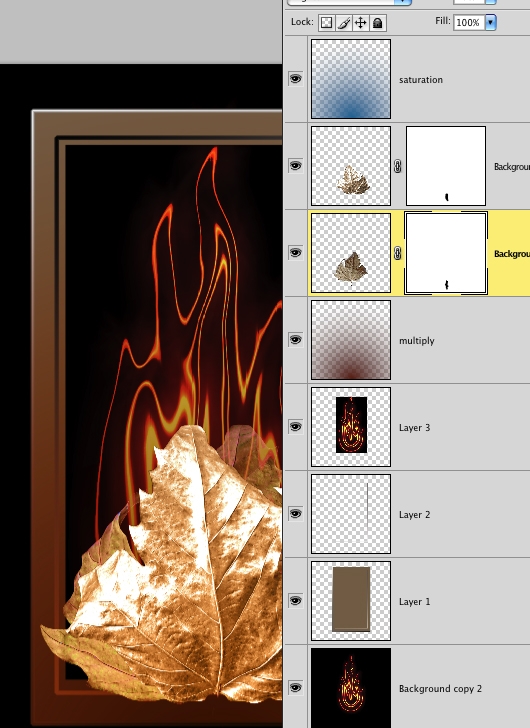 Creation of Eternal Flame: Step 5