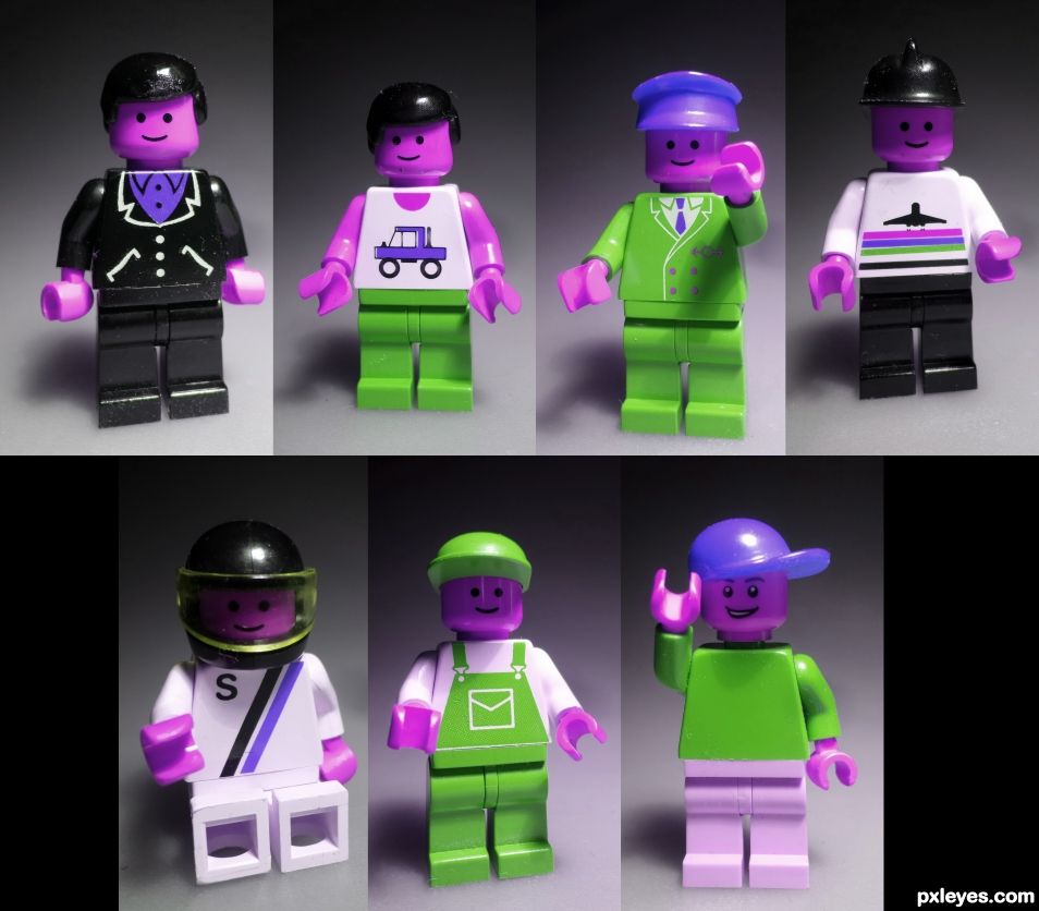 Creation of Lady Lego: Step 7