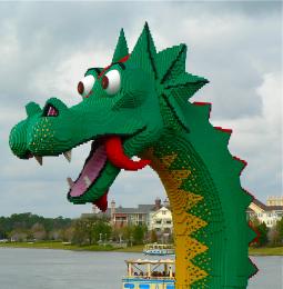 Dragon at Lego DisneyWorld