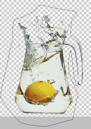 Creation of 1 second before lemon splash: Step 2