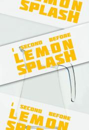 1 second before lemon splash