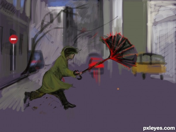 Creation of Rainy day: Step 4