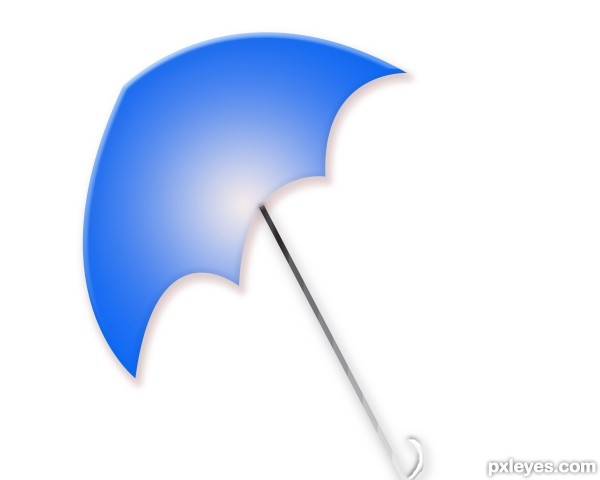 Creation of I'll do my crying in the rain.: Step 1