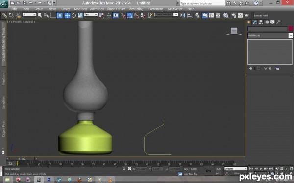 Creation of Gas lamp: Step 2