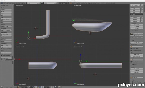Creation of The drivers eye: Step 6