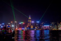 Hong Kong at night