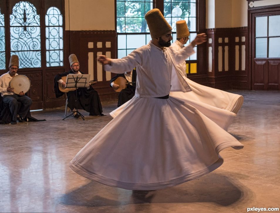 Whirling Dervishes, a sacred dance