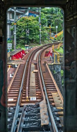 tracks from the train