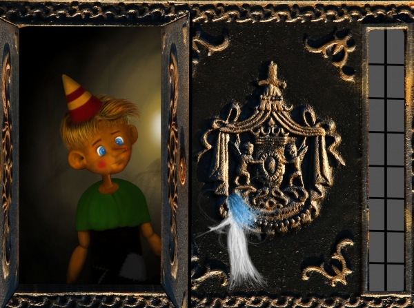 Creation of Pinocchio and the Blue Fairy: Step 11