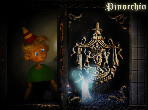 Creation of Pinocchio and the Blue Fairy: Step 13