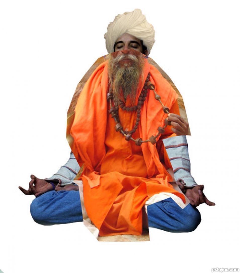 Creation of The Old Indian: Step 2