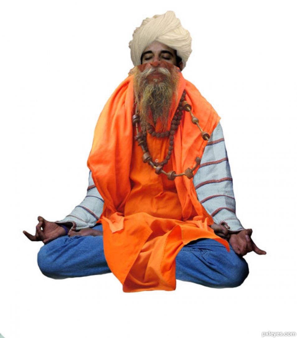 Creation of The Old Indian: Step 3