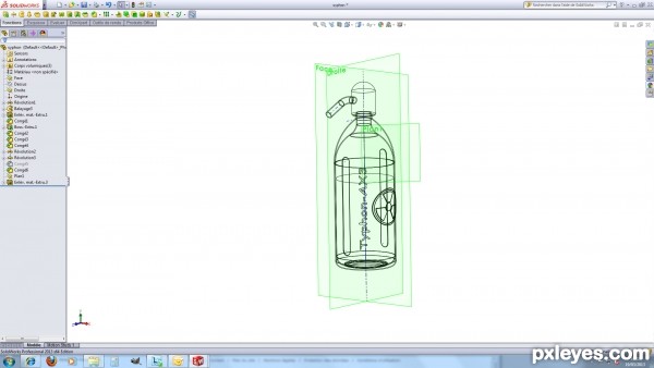 Creation of atomic blue lemon: Step 4