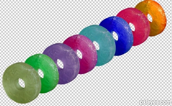 Creation of Lifesaver Froggy: Step 3