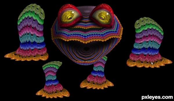 Creation of Lifesaver Froggy: Step 17