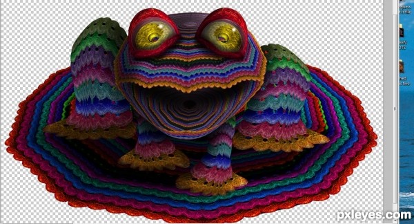 Creation of Lifesaver Froggy: Step 20