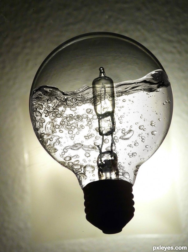 Water in the bulb