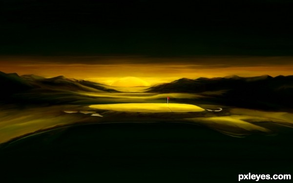 Creation of Sunrise on number 7: Step 2