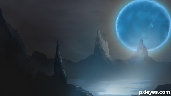 Creation of Alien Moon: Step 7