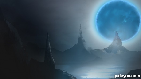 Creation of Alien Moon: Step 8