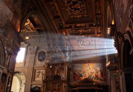 Rays in the church