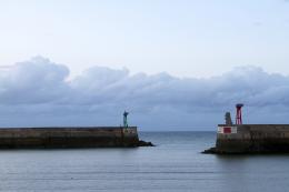 Entering the harbour