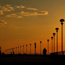 Sunsetonthepier