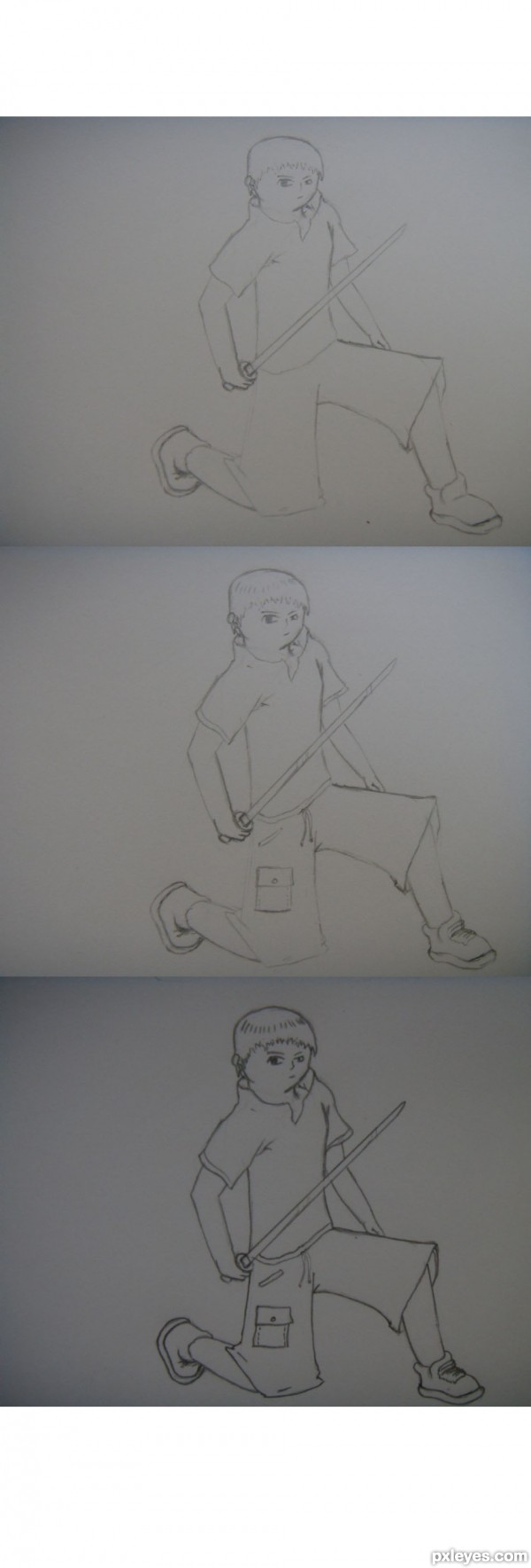 Creation of Wanna Fight!!?: Step 8