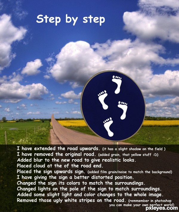 Creation of This way.: Step 1
