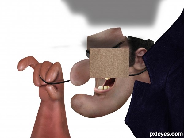 Creation of Dick Dastardly: Step 4