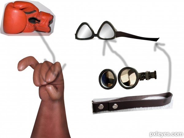 Creation of Dick Dastardly: Step 7