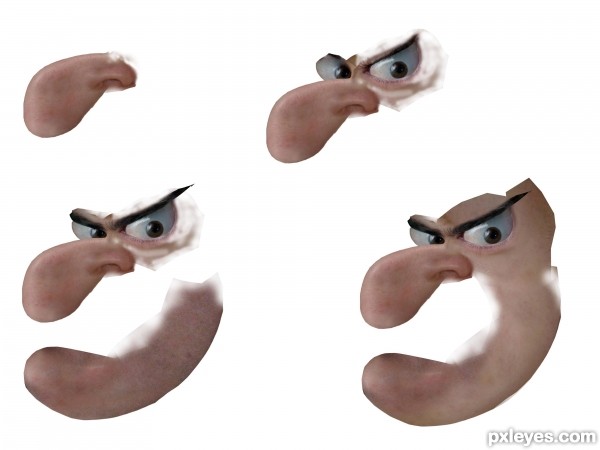 Creation of Dick Dastardly: Step 1