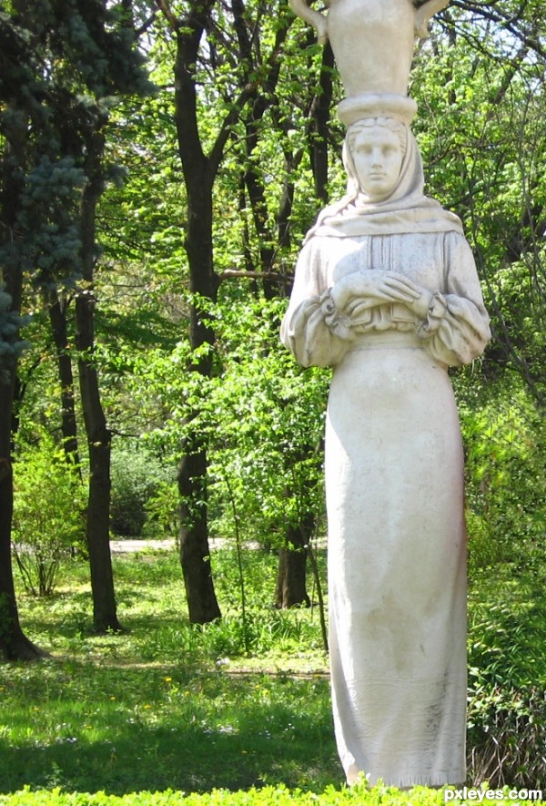 Creation of peasant woman: Step 1
