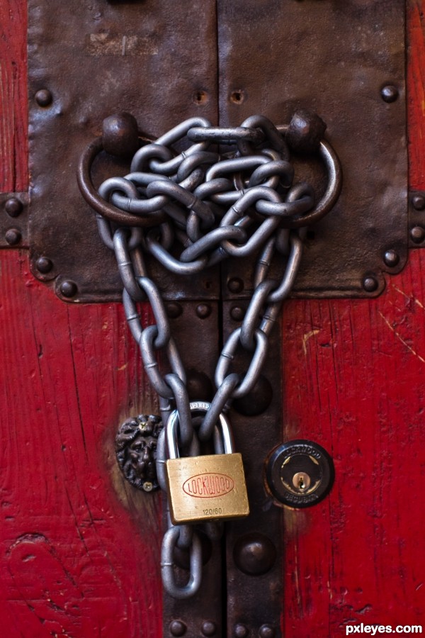 Red Door Lock