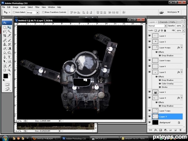 Creation of robo da: Step 5
