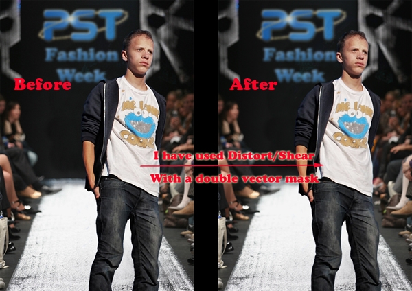 Creation of PST Fashion week: Step 12