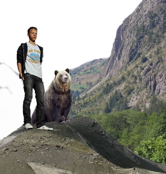 Creation of Lodd and bear: Step 4
